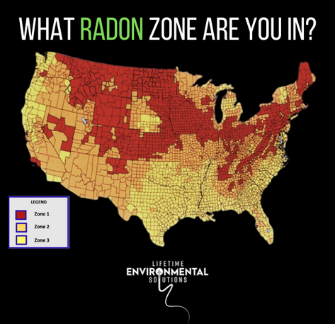 Radon Zones